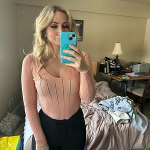 Guess form-fitting long sleeved shirt